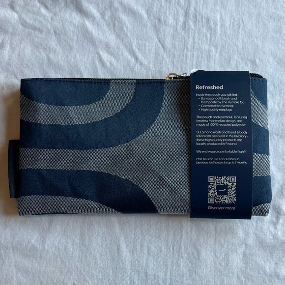 Finnair x Marimekko Pieni Melooni Business Class Amenity Kit w Slippers - SEALED - Picture 3 of 3